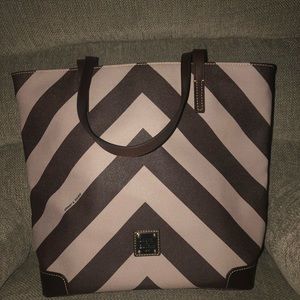 Dooney and Bourke chevron tote
